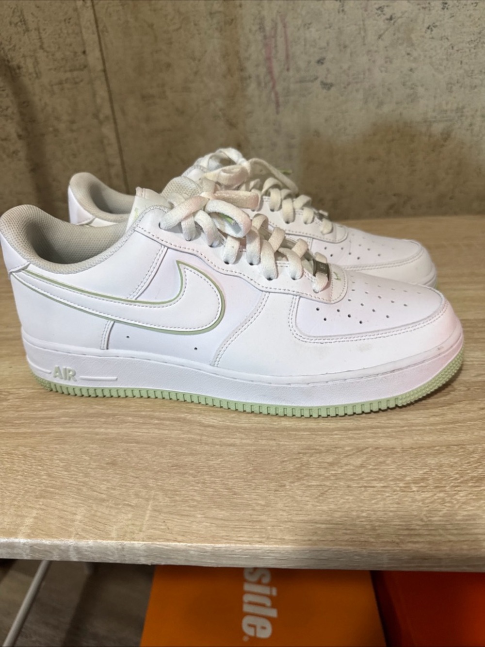 Nike Air Force 1 Low White with Mint Green Trim